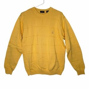 Vintage IZOD Men’s Yellow Pullover Sweater size Medium